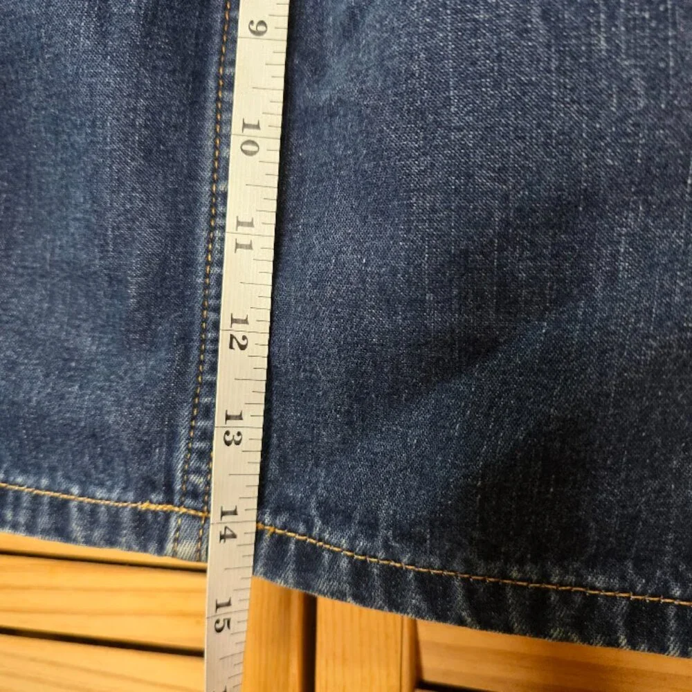 Tommy Jean's Y2K Mini Dark Denim Skirt, Size 11